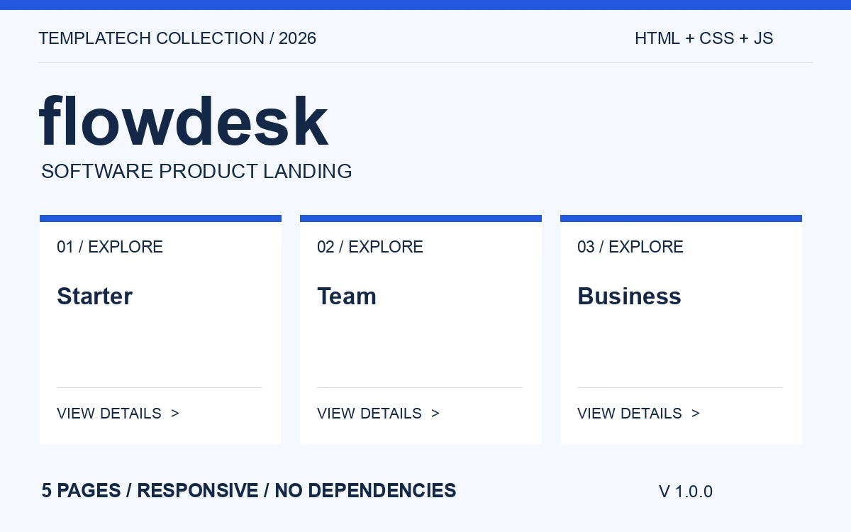 Flowdesk SaaS — เว็บไซต์แนะนำซอฟต์แวร์